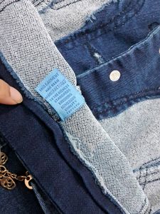 Demin Open Jacket/never Used