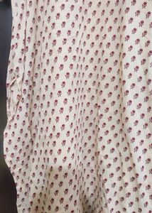 Nude Color Kurti Maroon Floral For 48 Bust