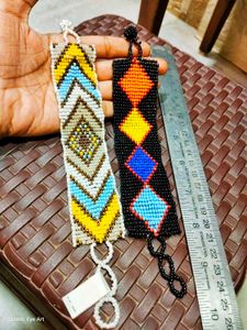Boho Beaded Bracelets set of 2 New.
