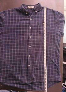 Men's Blue Checked Casual Shirt