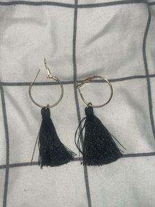 Tassel Hoop Earrings