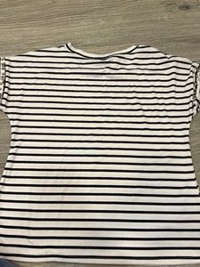 Chic Striped &amp; Pink Tops Set