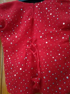 Stunning Red Embellished Lehenga Choli