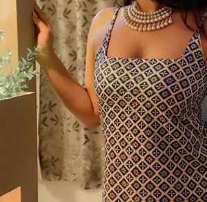 Patterned Backless kurta set