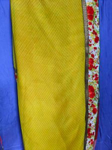 2 beautiful saree.. Vibrant Floral Print Saree