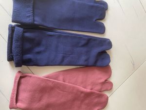 Toe Socks - Blue &amp; Pink