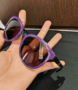 Vincent Chase Purple Cat-Eye Sunglasses
