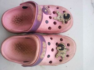 Cute Pink Space Themed Clogs