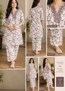 Floral Print Kurta with pant