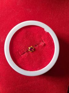 Star Nose Pin with Ruby