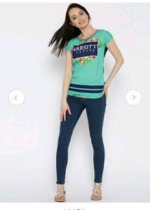Varsity League Floral Print T-Shirt – Casual &amp; Chi