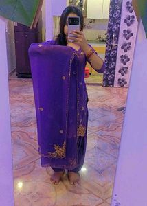 Elegant Purple Kurta Set with Dupatta