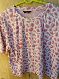 Pink Leopard Print T-Shirt