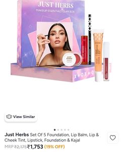 Just Herbs Makeup Essentials Glam Box