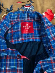 Blue Plaid Men's Shirt