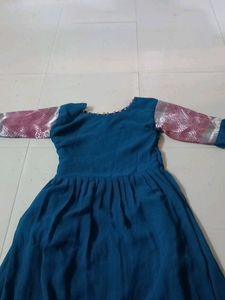 Beautiful Teal Ethnic Gown