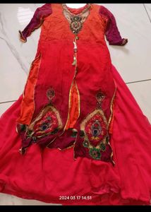 3 shade Top and ghaghra