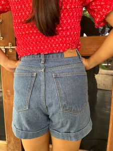 High waisted Denim Shorts