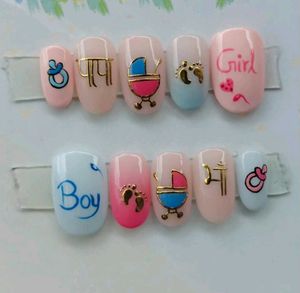 Baby Shower Nail Art Stickers