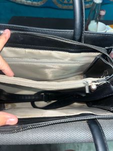 Black chic office bag