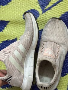 Adidas Pink Slip-On Sneakers