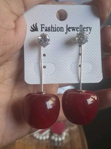 Cute Cherry Dangle Earrings