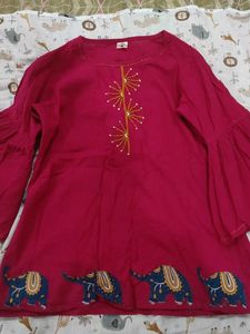 Bell sleeve top