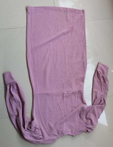 Pink Long Sleeve Bodycon Dress