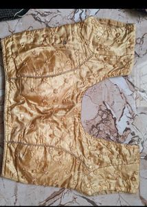 Elegant Black &amp; Gold Blouse