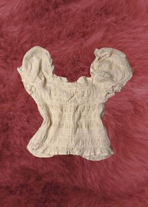 Ruched Puff Sleeve Blouse