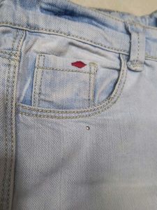 Light Wash Denim Shorts