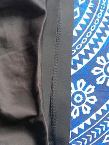 Black Satin Midi Skirt