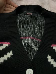 Patterned Knit Vest