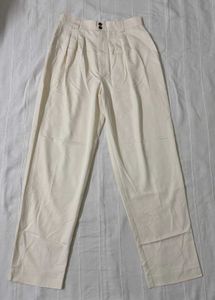 Classic High-Waisted Pleated Pants