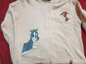 Tom &amp; Jerry Crop Hoodie