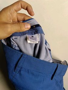 Blue Louis Philippe Chinos