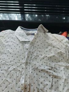 Classic White Printed Shirt