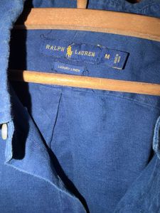 Ralph Lauren Men's Blue Button-Down Shirt
