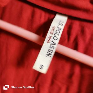 classic red shirt maxi dress