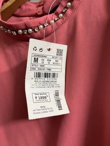 Elegant Pearl Neckline Top