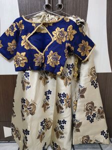 Wedding Designer Blouse With Skirt And Dupatta