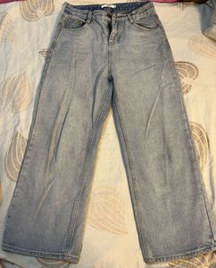 Light Wash Wide Leg Jeans