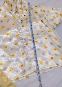 Satin Floral Pajama Set