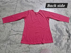 Pink Long Sleeve Top