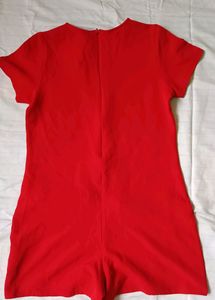 Red Playsuit
