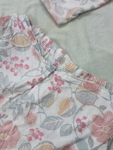 Floral Print Pajama Set