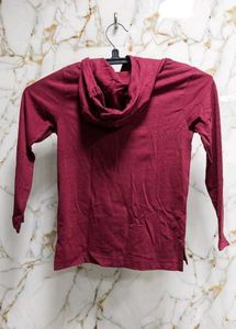 OVS Boys Cabernet Hoodie | BIKER Print