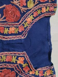 Kashmiri Embroidered Blue Kurta 💙