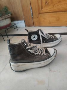 Converse Run Star Hike Platform Canvas