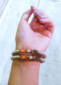 Pearl Beaded Bangles